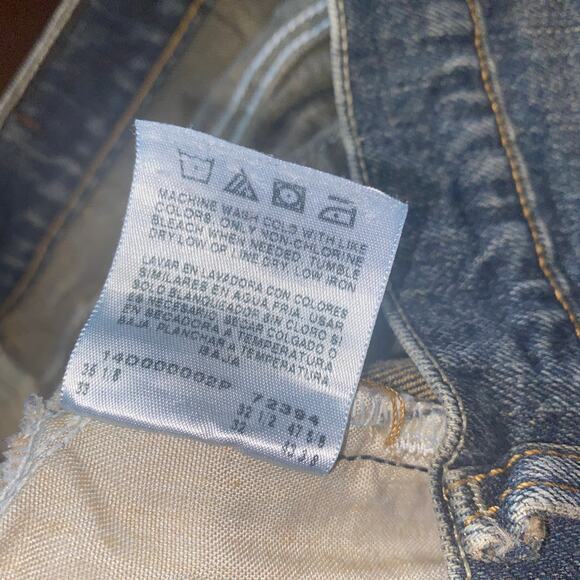 Lee Dark Wash Blue Denim Relaxed Straight Leg Jeans Men's Size 32x31 - Picture 8 of 8